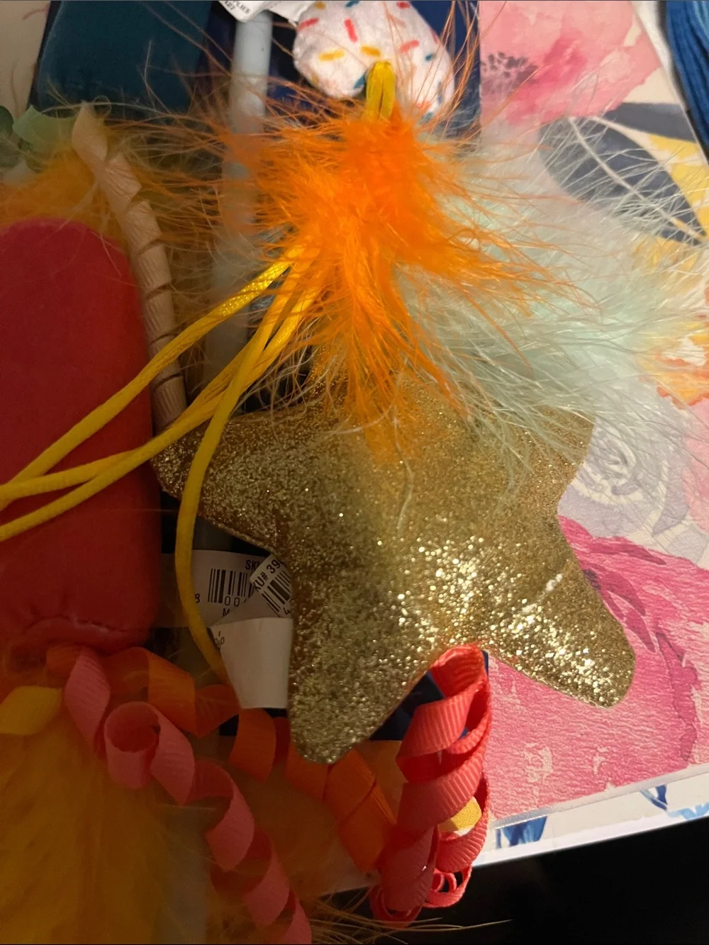 Youly The Party Animal Cat Teaser Toy - Multi-Color